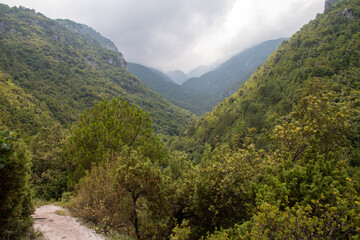 Valley of Mt Olympus, Greece
