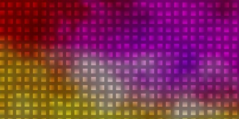 Light Multicolor vector pattern in square style.