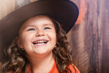 Portrait of the child on halloween