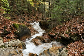 Water fall in Franconia New Hampshire