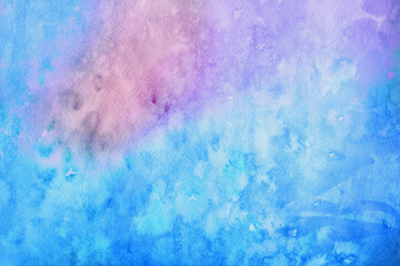 Fototapeta na wymiar abstract watercolor sky and clouds effect painting pattern and grunge brushed gradient texture.
