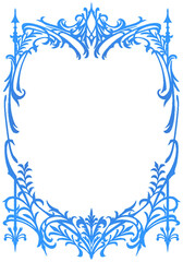 レトロでファンタジックな飾り枠