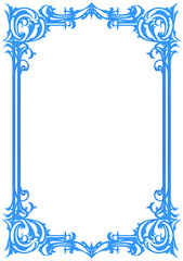 レトロでファンタジックな飾り枠