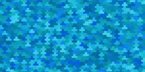 Light BLUE vector pattern in square style.
