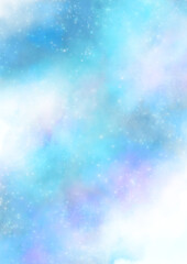 水色のキラキラな幻想的なテクスチャ