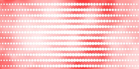 Light Red vector layout with circles.