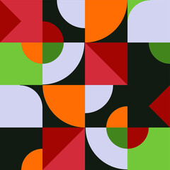 Obraz premium mosaic geometric seamless pattern