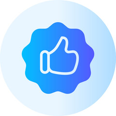 best flat gradient icon