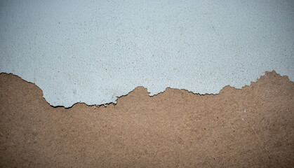 Peeling paint on the wall. Chipped wall.