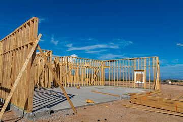 New Custom Home Construction site In North Scottsdale, AZ