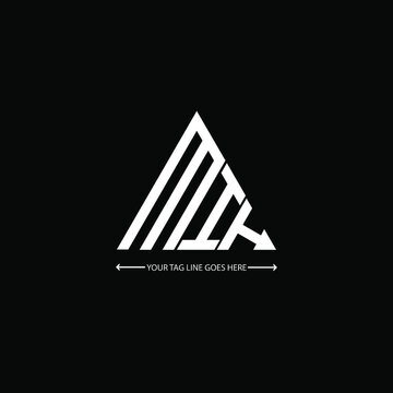 MIH letter logo creative design. MIH unique design
