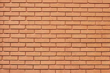 Brick texture wall background. Exposed brick wall texture for interior design. Copy space to add text.