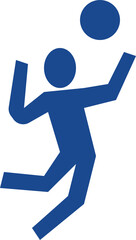 volleyball glyph icon
