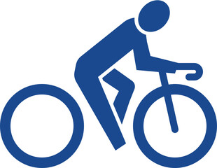 cycling road glyph icon