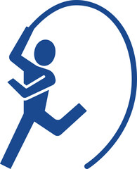 rhythmic gymnastics glyph icon