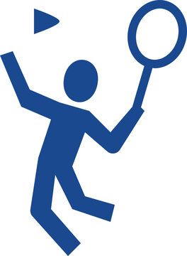 badminton glyph icon