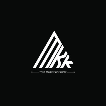 MKK letter logo creative design. MKK unique design