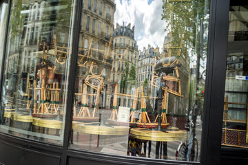Obraz premium vitrine d un cafe