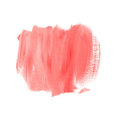Pink brush stroke paint abstract background. Art watercolor design. Image.