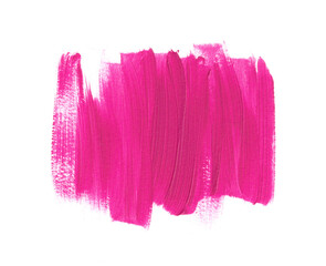 Bright pink brush stroke paint background. Perfect design for logo, headline and sale banner. 