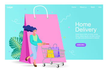 illustration of shopping bags