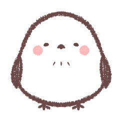 笑顔のシマエナガ