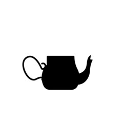 The teapot and cup icon. Tea symbol. illustration. 