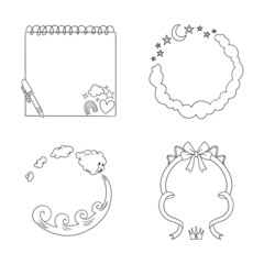 Hand Drawn Doodle Frames Collection_23