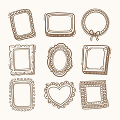 Hand Drawn Doodle Frames Collection_7