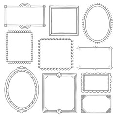 Hand Drawn Doodle Frames Collection_3