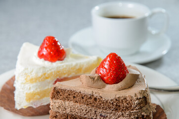 イチゴショートケーキの味くらべ
