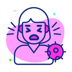 Corona Australis Healthcare Medical, vector graphic Illustration Icon.