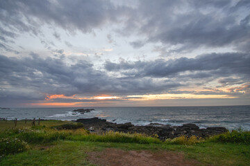 Atardecer con nubes en Verdicio