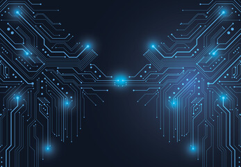 Abstract Background With Technology Circuit Board
