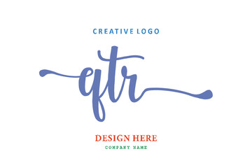 QTR lettering logo is simple, easy to understand and authoritative