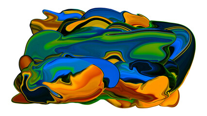 Creative painting colorful abstract on background, Color gradient background design.
