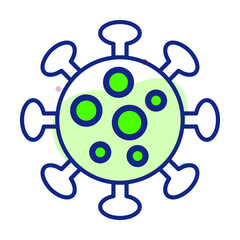 Coronavirus Healthcare Medical, vector graphic Illustration Icon.