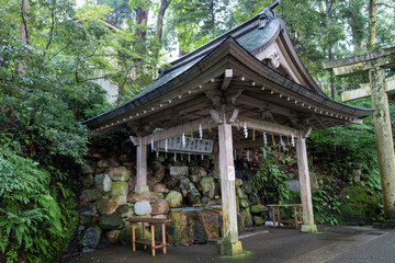 石川県白山市の白山神社周辺の風景 Scenery around Hakusan Shrine in Hakusan City, Ishikawa Prefecture 