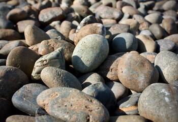 pebbles on the beach