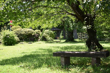 日本　群馬の名所　真田の城　沼田城と周辺の風景