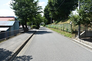 日本　群馬の名所　真田の城　沼田城と周辺の風景