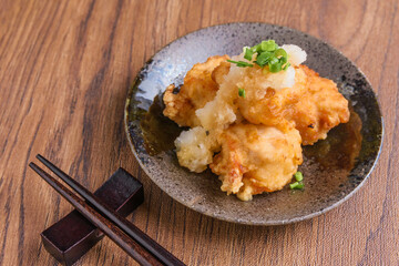 鶏の唐揚げのおろしポン酢
