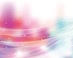 Obraz premium 輝きとぼかしのカラフルグラデーション背景