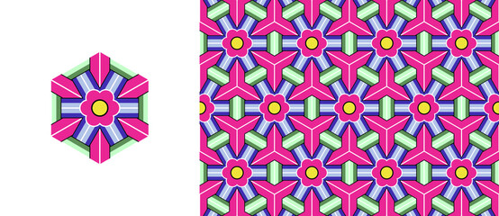 Dan-cheong. Korean traditional decorative patterns of temples.