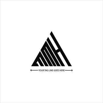 MMH letter logo creative design. MMH unique design
