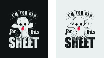 Halloween T-shirt Design with elegant graphic