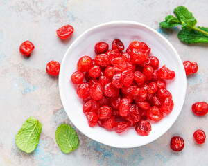 Sweet dried cherries