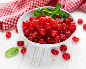 Sweet dried cherries