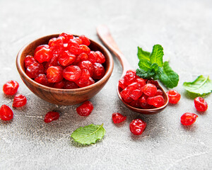 Sweet dried cherries