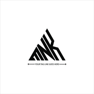 MNK letter logo creative design. MNK unique design
